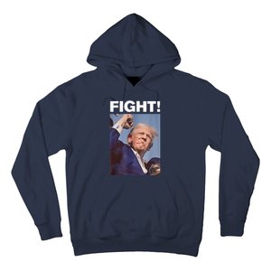 Fight! Trump Shot Trump Rally Trump 2024 Us Flag Donald Trump Election Rally Hoodie