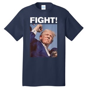 Fight! Trump Shot Trump Rally Trump 2024 Us Flag Donald Trump Election Rally Tall T-Shirt