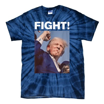 Fight! Trump Shot Trump Rally Trump 2024 Us Flag Donald Trump Election Rally Tie-Dye T-Shirt