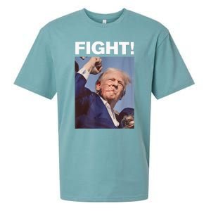 Fight! Trump Shot Trump Rally Trump 2024 Us Flag Donald Trump Election Rally Sueded Cloud Jersey T-Shirt