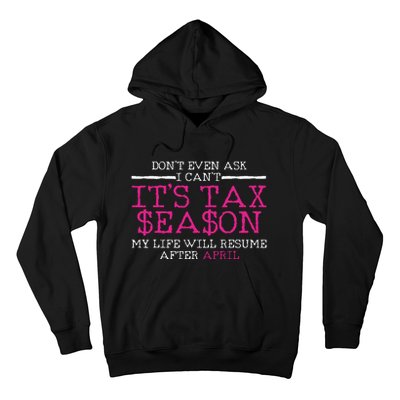 Funny Tax Season Accountant Taxation Gift Hoodie