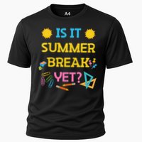 Funny Teacher Summer Break Spring Break Last Day Of School Gift Cooling Performance Crew T-Shirt