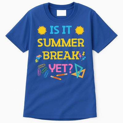 Funny Teacher Summer Break Spring Break Last Day Of School Gift Tall T-Shirt