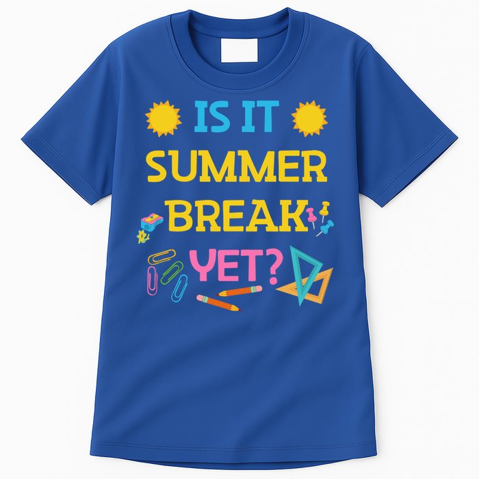 Funny Teacher Summer Break Spring Break Last Day Of School Gift Tall T-Shirt