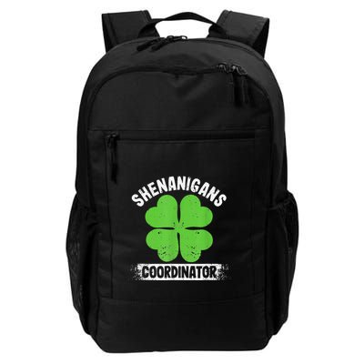 Funny Teacher St Patrick's Day Irish Shenanigans Coordinator Backpack