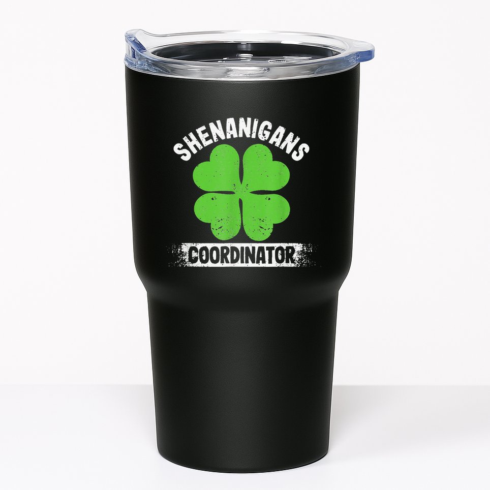 Funny Teacher St Patrick's Day Irish Shenanigans Coordinator Tumbler
