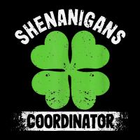 Funny Teacher St Patrick's Day Irish Shenanigans Coordinator Short Acrylic Beanie