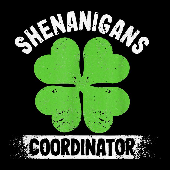 Funny Teacher St Patrick's Day Irish Shenanigans Coordinator Short Acrylic Beanie