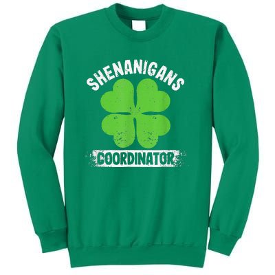 Funny Teacher St Patrick's Day Irish Shenanigans Coordinator Sweatshirt