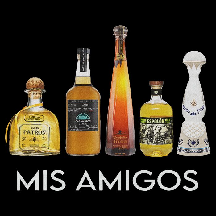 Funny Trendy Sarcastic Alcohol Mis Amigos Tequila Women Doggie Tank