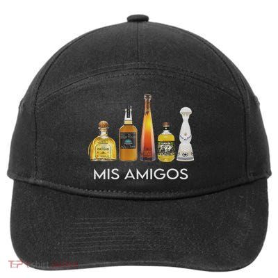 Funny Trendy Sarcastic Alcohol Mis Amigos Tequila Women 7-Panel Snapback Hat