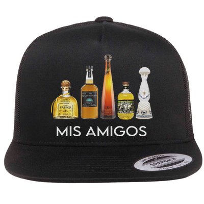 Funny Trendy Sarcastic Alcohol Mis Amigos Tequila Women Flatbill Hat