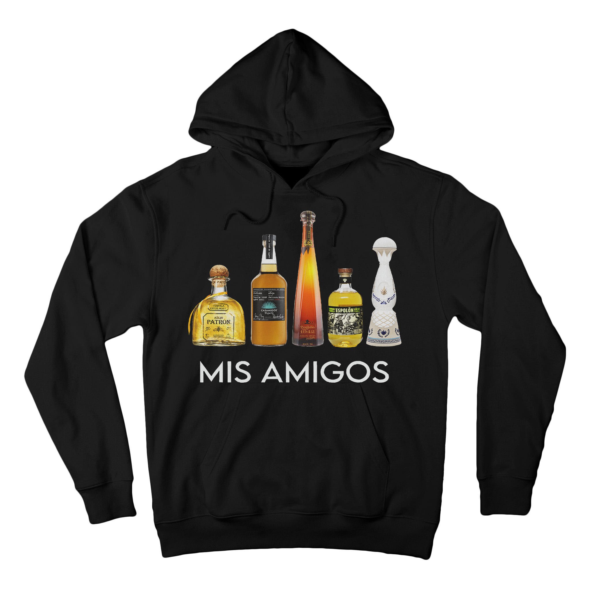 Funny Trendy Sarcastic Alcohol Mis Amigos Tequila Women Tall Hoodie