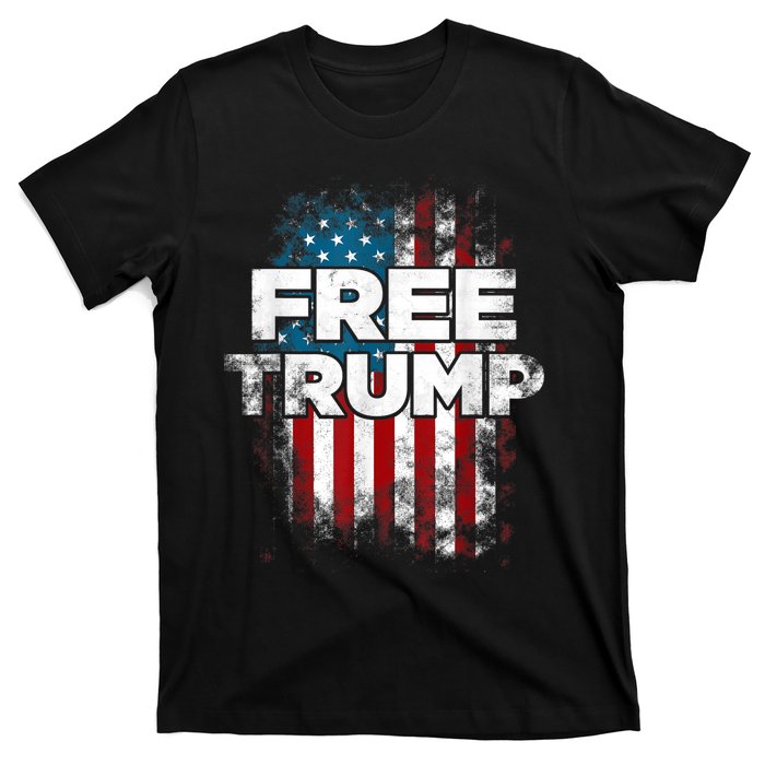 Free Trump Supporters Pro Trump 2024 Republican T-Shirt