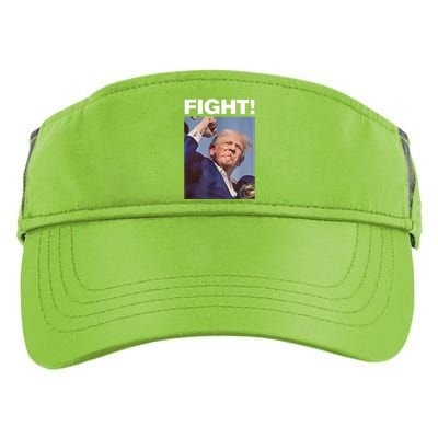 Fight! Trump Shot Trump Rally Gift Adult Drive Performance Visor