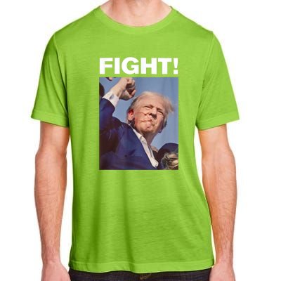 Fight! Trump Shot Trump Rally Gift Adult ChromaSoft Performance T-Shirt