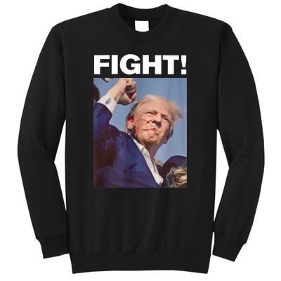 Fight! Trump Shot Trump Rally Gift Sweatshirt