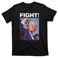 Fight! Trump Shot Trump Rally Gift T-Shirt