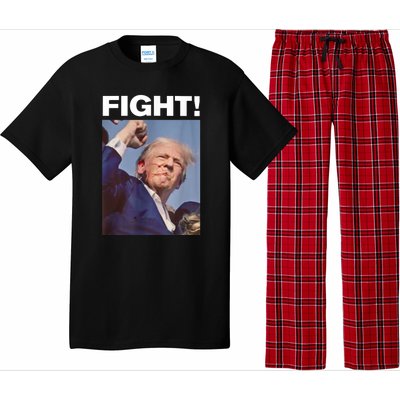 Fight! Trump Shot Trump Rally Gift Pajama Set