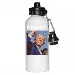 Fight! Trump Shot Trump Rally Gift Aluminum Water Bottle