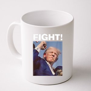 Fight! Trump Shot Trump Rally Gift Coffee Mug