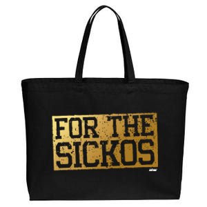 For The Sickos Cotton Canvas Jumbo Tote