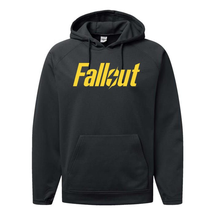 Fallout Tv Series Yellow Lightning Performance Fleece Hoodie