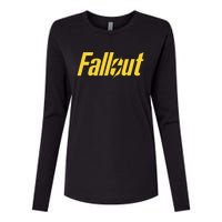 Fallout Tv Series Yellow Lightning Womens Cotton Relaxed Long Sleeve T-Shirt