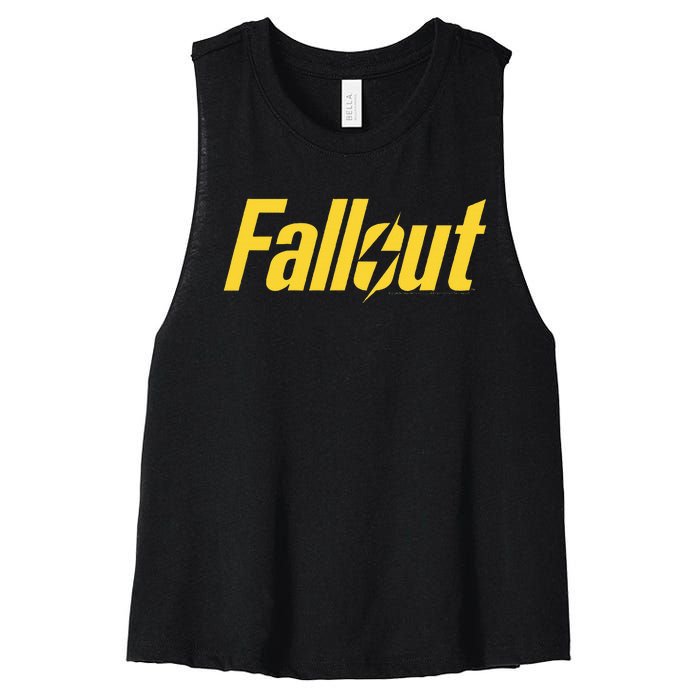 Fallout Tv Series Yellow Lightning Women's Racerback Cropped Tank