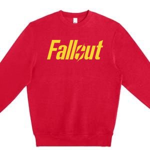 Fallout Tv Series Yellow Lightning Premium Crewneck Sweatshirt