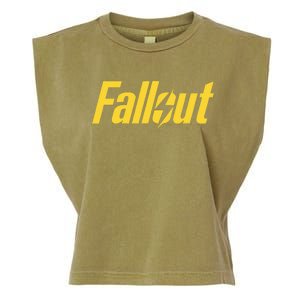 Fallout Tv Series Yellow Lightning Garment-Dyed Women's Muscle Tee