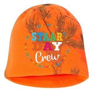 Funny Test STAAR Day Crew Mode On Teacher Testing Ideas Kati - Camo Knit Beanie