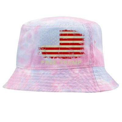 Free Trump Supporters Pro Trump 2024 Take Our Nation Back Republican Tie-Dyed Bucket Hat