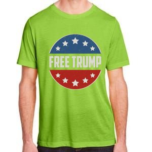 Free Trump Supporters Pro Trump 2024 Take Our Nation Back Republican Adult ChromaSoft Performance T-Shirt