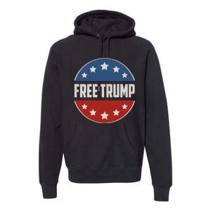 Free Trump Supporters Pro Trump 2024 Take Our Nation Back Republican Premium Hoodie