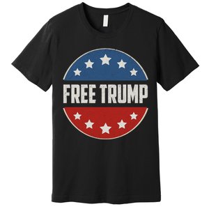 Free Trump Supporters Pro Trump 2024 Take Our Nation Back Republican Premium T-Shirt