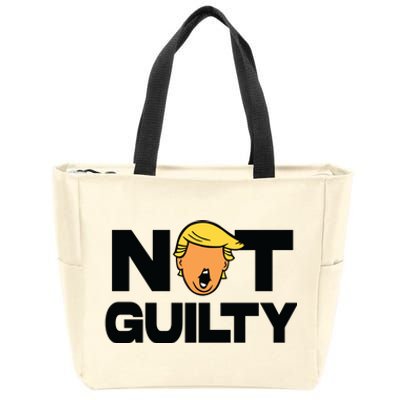 Free Trump Support Trump Trump Not Guilty Zip Tote Bag