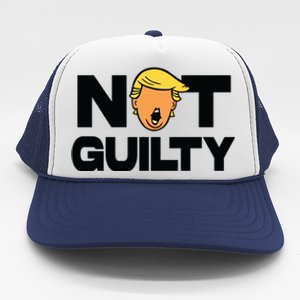 Free Trump Support Trump Trump Not Guilty Trucker Hat