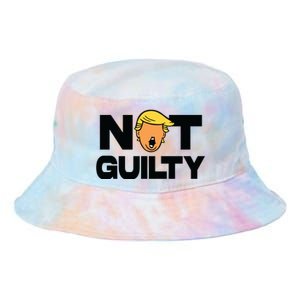 Free Trump Support Trump Trump Not Guilty Tie Dye Newport Bucket Hat