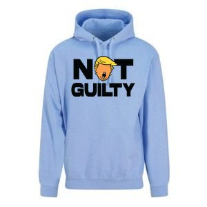 Free Trump Support Trump Trump Not Guilty Unisex Surf Hoodie