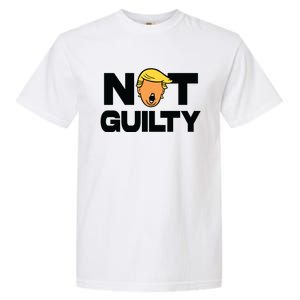 Free Trump Support Trump Trump Not Guilty Garment-Dyed Heavyweight T-Shirt