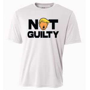 Free Trump Support Trump Trump Not Guilty Cooling Performance Crew T-Shirt