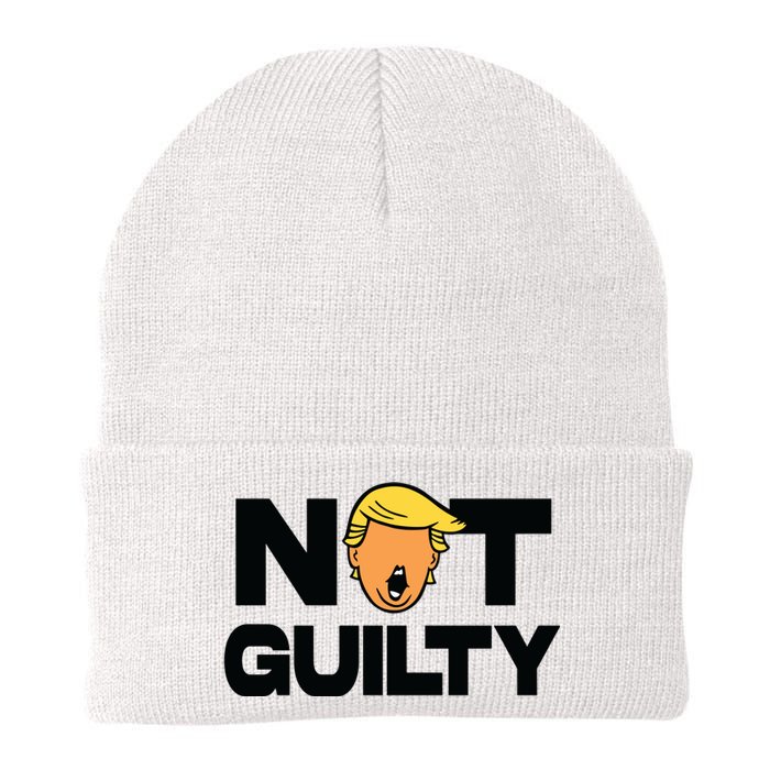 Free Trump Support Trump Trump Not Guilty Knit Cap Winter Beanie