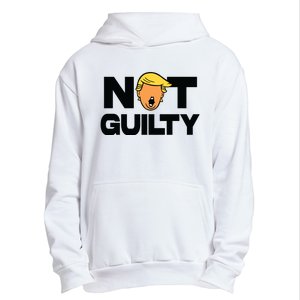 Free Trump Support Trump Trump Not Guilty Urban Pullover Hoodie