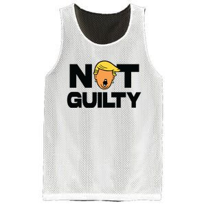 Free Trump Support Trump Trump Not Guilty Mesh Reversible Basketball Jersey Tank