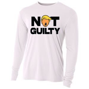 Free Trump Support Trump Trump Not Guilty Cooling Performance Long Sleeve Crew