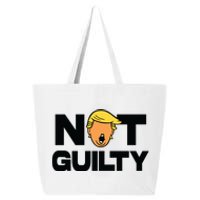 Free Trump Support Trump Trump Not Guilty 25L Jumbo Tote