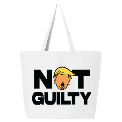 Free Trump Support Trump Trump Not Guilty 25L Jumbo Tote