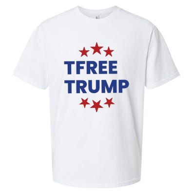 Free Trump Support Trump Trump Not Guilty Sueded Cloud Jersey T-Shirt