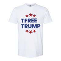 Free Trump Support Trump Trump Not Guilty Softstyle CVC T-Shirt